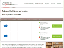 Tablet Screenshot of buecher-verkaufen.com